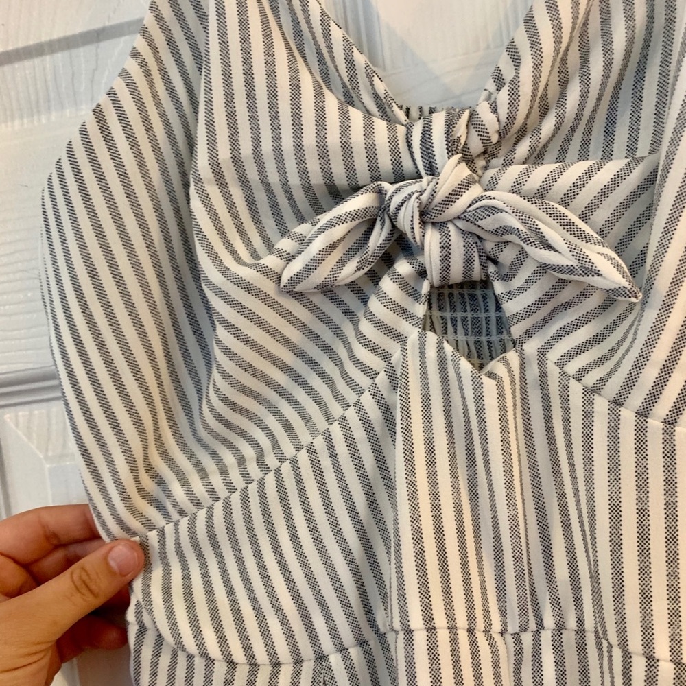 NWT - Striped Tank-top Romper